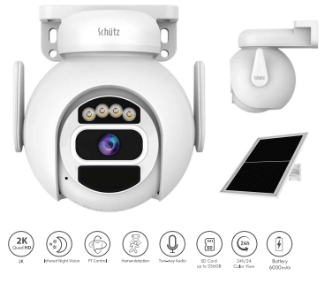 Camera Solaire Motorisé 4MP 4G Schütz (SH-GIC-4GSP)