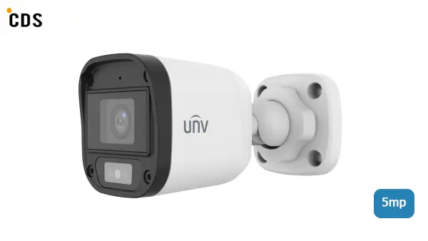 Caméra UNIVIEW Tube Analogique 5MP ColorHunter Dual-light Vision Couleur 24h/24 (UAC-B115-AF28(40)-DL) 
