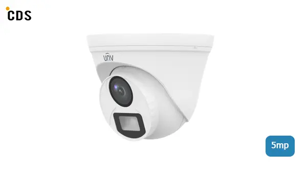 Caméra UNIVIEW Dôme Analogique 5MP ColorHunter Vision Couleur 24h/24 (UAC-T115-F28(40)-W)