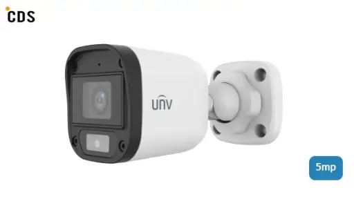 Caméra UNIVIEW Tube Analogique 5MP ColorHunter Dual-light Vision Couleur 24h/24 (UAC-B115-AF28(40)-DL) 
