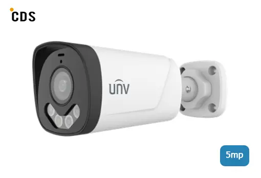 Caméra UNIVIEW Tube Analogique 5MP ColorHunter Vision Couleur 24h/24 (UAC-B145-AF28(40)LM-DL)