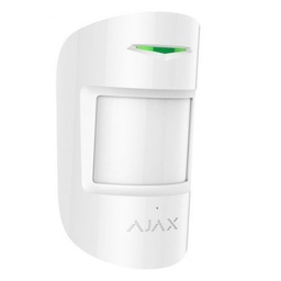 [AJ-COMBIPROTECT] AJAX Détecteur volumétrique PIR immunisé contre les animaux et avec détecteur de brise de vitre Sans fil