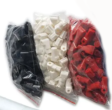 Lot De 100 Verrous Antivol En Plastique Rouge - 6 Mm Pour étiquettes De Prix, Crochets De Présentation
